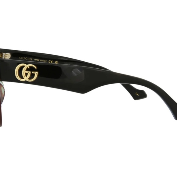 RARE GUCCI WOMENS
SQUARE/RECTANGLE BROWN BLACK GREEN FASHION DESIGNER
EYEWEAR - Picture 2 of 4